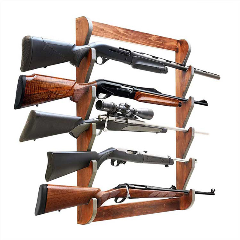 Wall Mounted Gun Display Rack ສໍາລັບຂາຍສົ່ງ